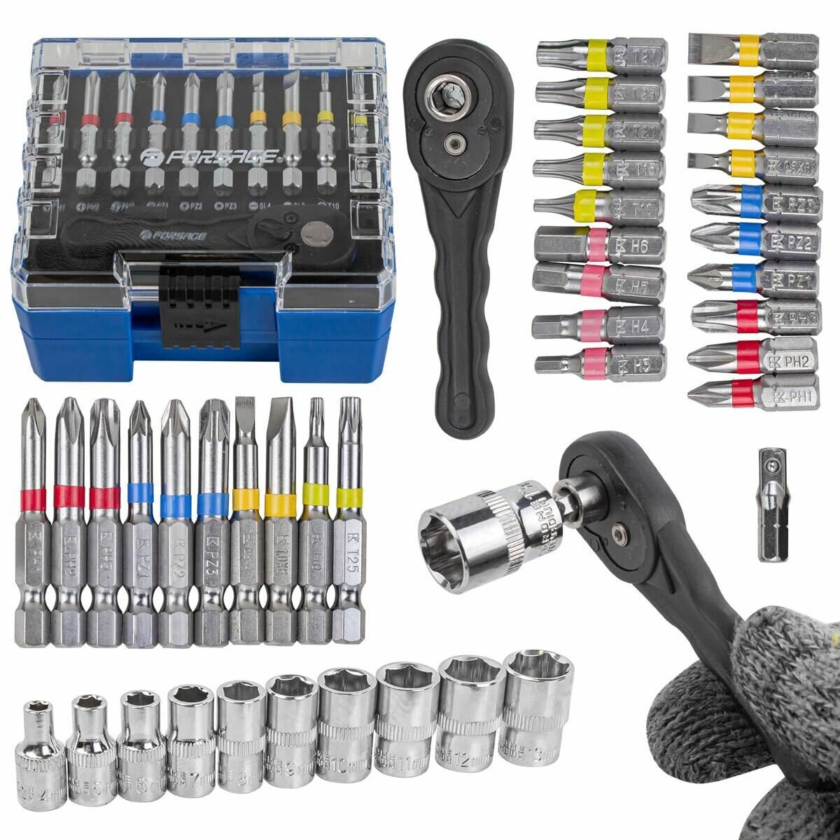 фото Набор инструментов 41 пр. Forsage F-2411-5