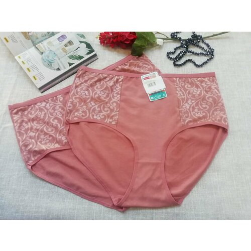 фото Трусы holiday cotton couture, 2 шт., размер 60/62, коричневый