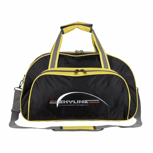 фото Сумка спортивная polar, 48 л, 56х34, ручная кладь, желтый