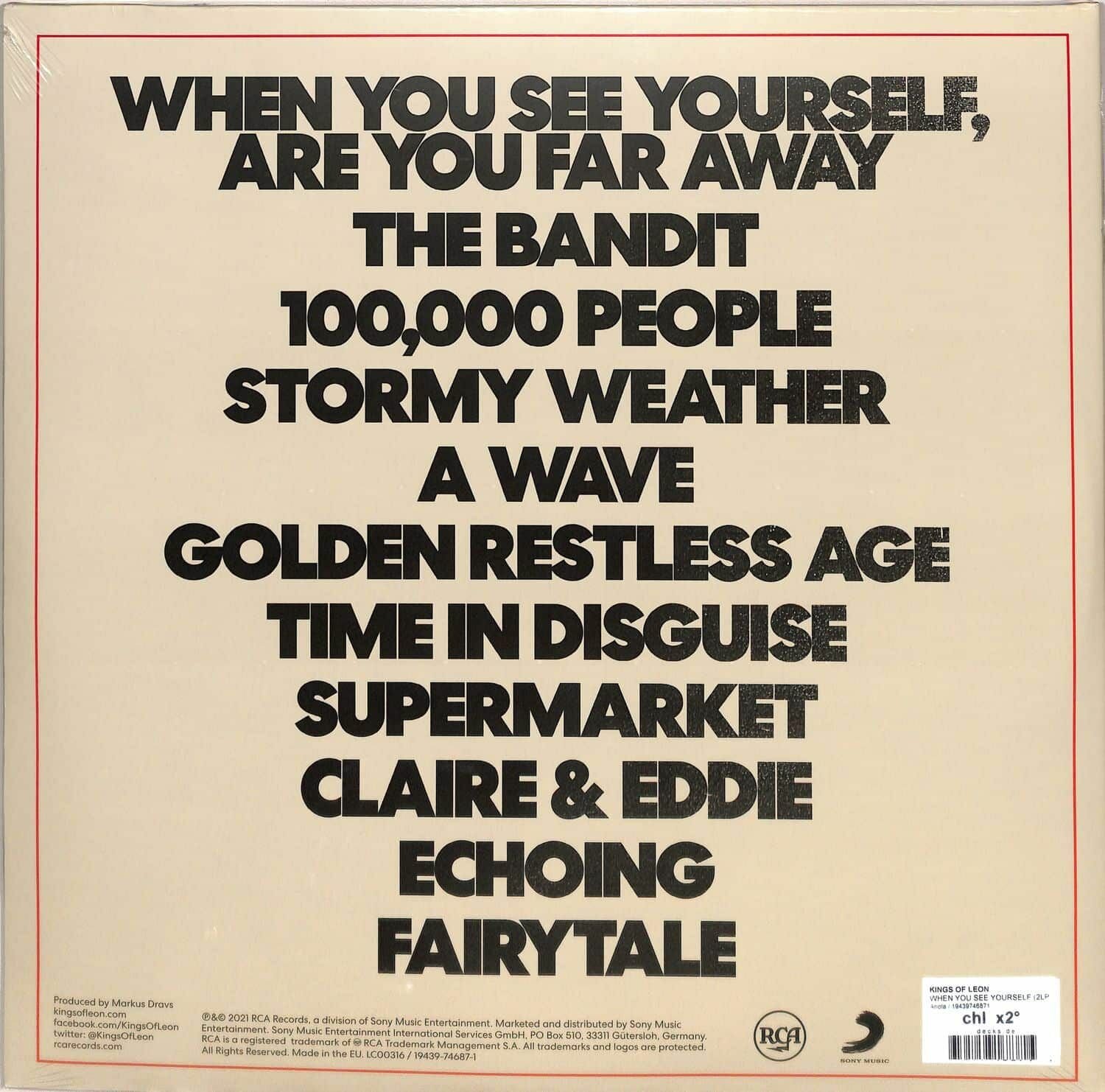 Виниловая пластинка Kings Of Leon, When You See Yourself (0194397468717) Sony Music - фото №4