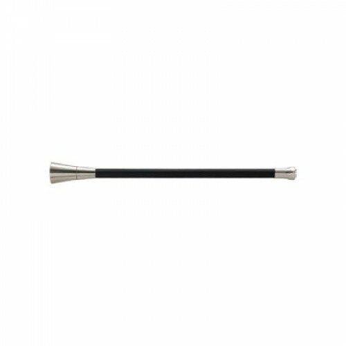 фото Гибкий силиконовый излив с 2-х позиционным аэратором FRAP W24 черный, резьба 3/4