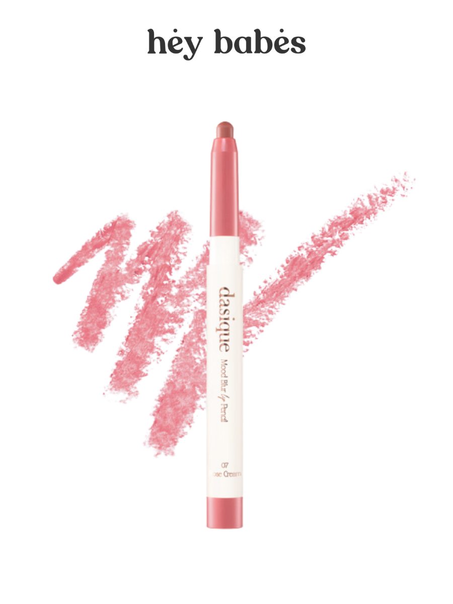Мягкий карандаш для губ в кремовом розовом оттенке Dasique Mood Blur Lip Pencil #07 Rose Cream