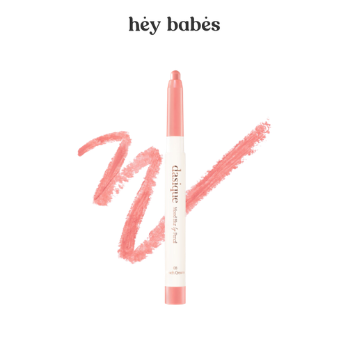 Мягкий карандаш для губ в кремовом персиковом оттенке Dasique Mood Blur Lip Pencil 03 Peach Cream 1190₽