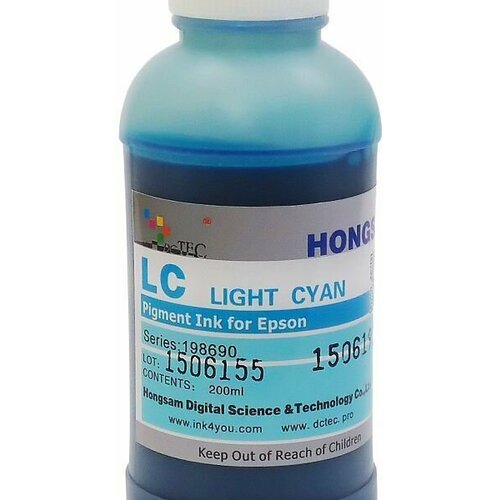 Чернила пигментные DCTec 7900P - UltraChrome HDR light cyan - 200 мл. Серия 198690