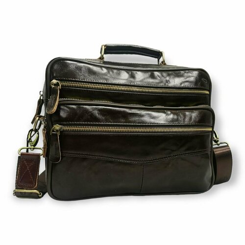 фото Сумка планшет tay-b-309-brown, фактура гладкая, коричневый taybr