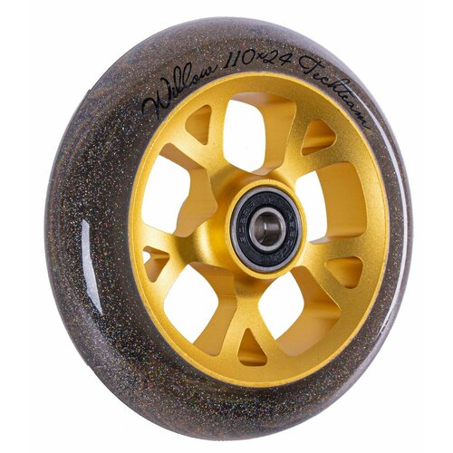 Колесо трюкового самоката Tech Team TT 110 мм. Willow Grey (Gold/Glitter) колесо tech team duker 303 110 mm красный