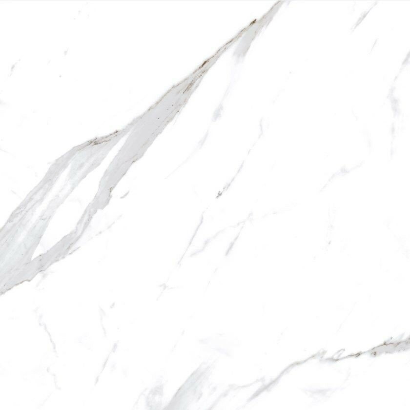 фото Керамический гранит Statuario White 59х59 (Steppe Ceramics)