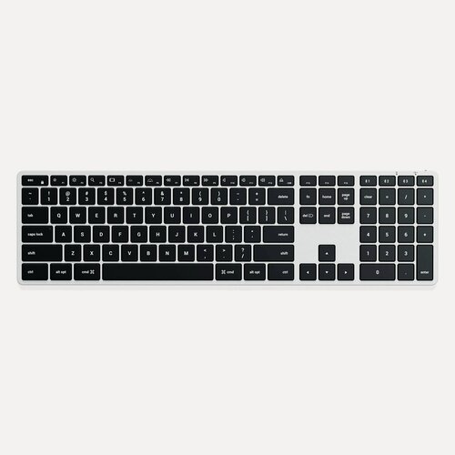 Изображение товара Беспроводная клавиатура Satechi Slim X3 Bluetooth Keyboard-RU. Раскладка - Русская. Цвет: серебристый