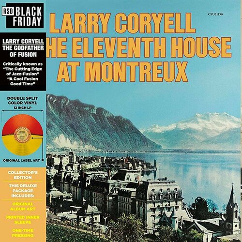 Виниловая пластинка Larry Coryell/At Montreux (Collectors Edition, Red & Yellow Split Vinyl)(LP) компакт диски vanguard larry coryell at montreux cd