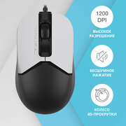 Мышь A4Tech Fstyler FM12S Panda белый/черный (fm12s)