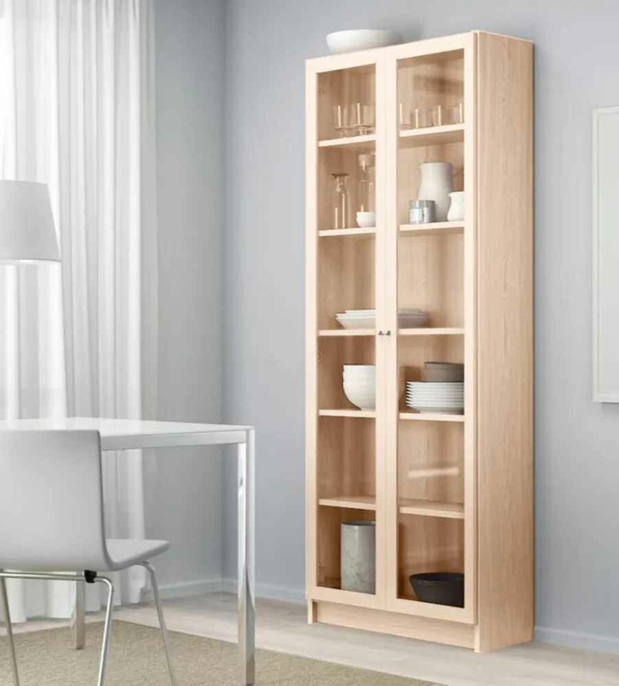 фото Шкаф книжный "Brams" Дуб Молочный