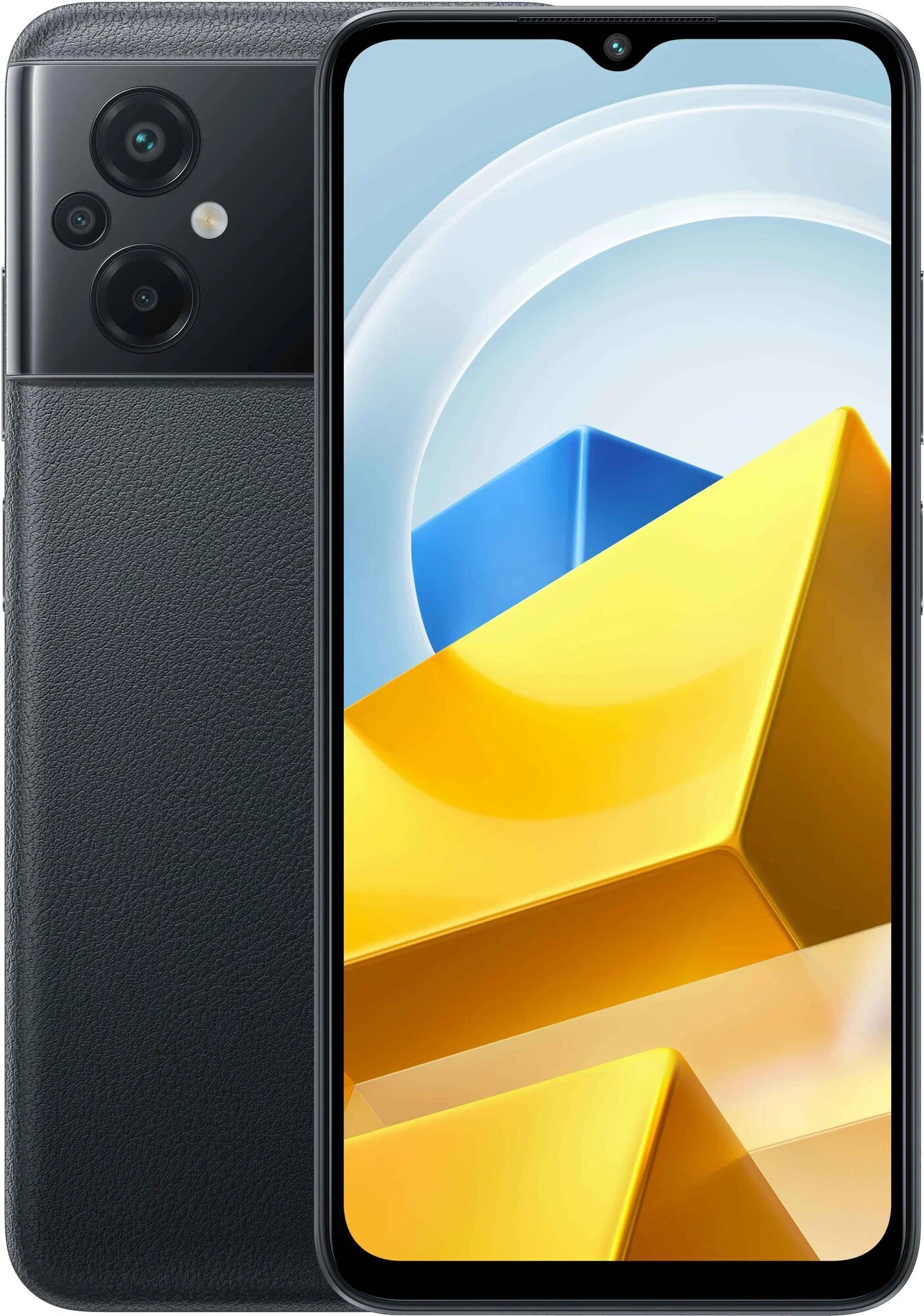 Смартфон Xiaomi POCO M5 6/128 ГБ Global, Dual nano SIM, черный