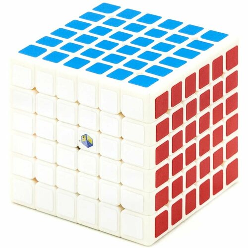 Кубик Рубика / YuXin 6x6 Red Kirin Белый / Антистресс головоломка