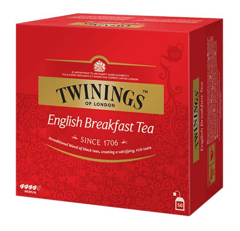 Twinings English Breakfast 2г x 50 пак чай черный (07890)