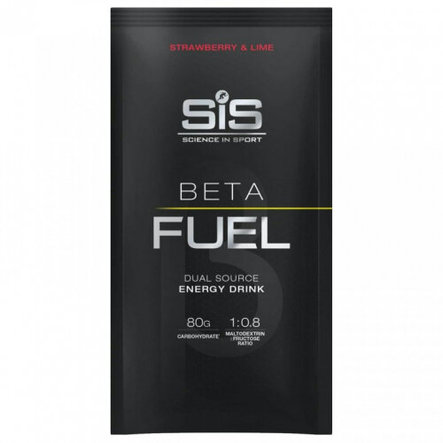 Напиток высокоуглеводный Sis в порошке, POWDER BETA FUEL, вкус Клубника&Лайм, 82 гр.