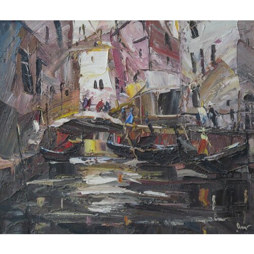 Картина Венеция 50х60 см холст масло авторская работа 45000₽