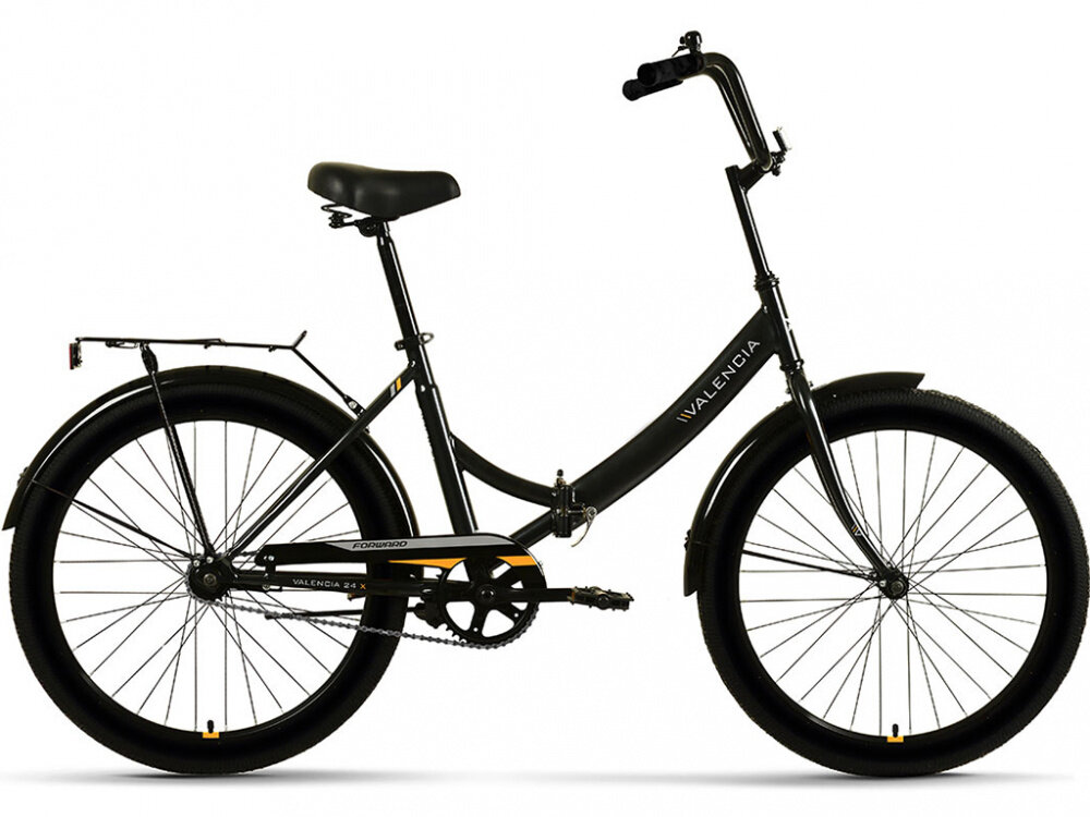 фото FORWARD Велосипед Форвард VALENCIA X 24" (рама 16", черный/золотой)