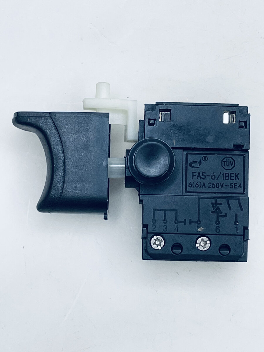 фото Выключатель FA5-6/1BEK 6(6)A 250V для дрель-шуруповерта HansKonner HID2145P (HID2145P. v1.2-A48) (ZAP73434) №1385