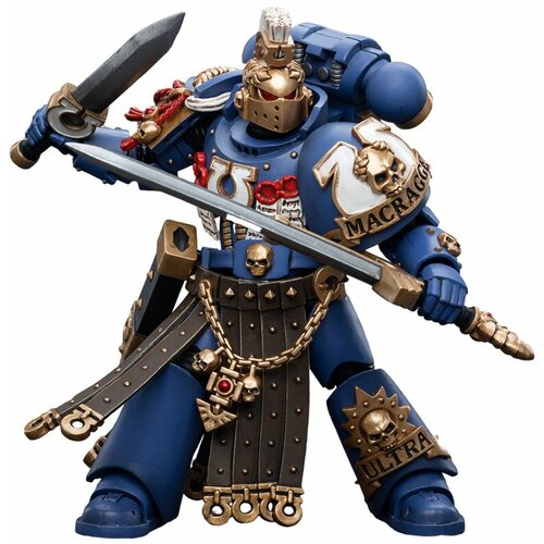Фигурка Warhammer 40 000: Ultramarines – Honour Guard Chapter Champion 1:18 (12 см) набор миниатюр для настольной игры warhammer 40 000 death guard plague marines