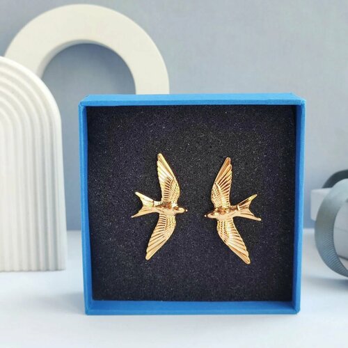 Комплект серег Hitrospletenia золотистый 5100₽