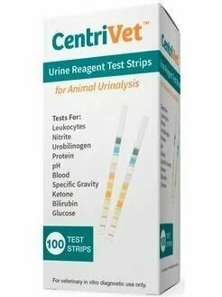 Тестполоски для анализа мочи CentriVet на 10 показателей 100 шт