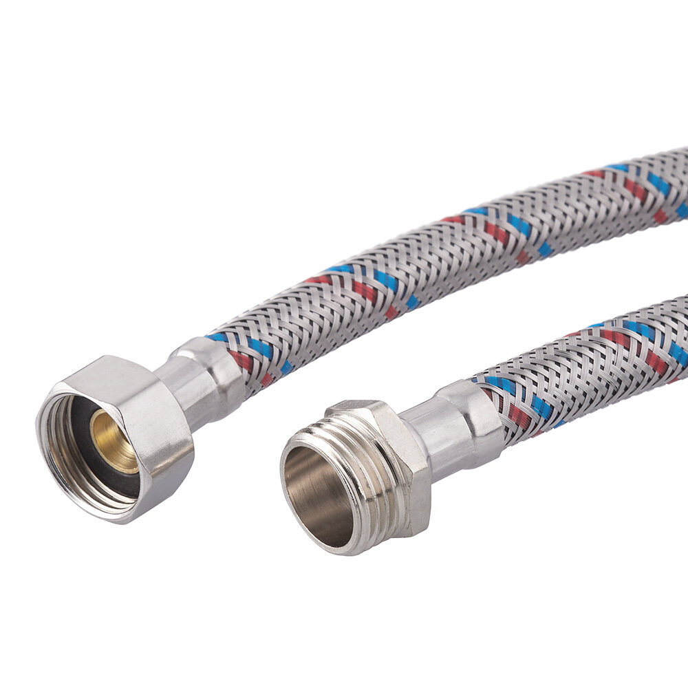 Подводка гибкая для воды 1/2 ВР(г) х 1/2 ВР(г) 150 см (1013054)