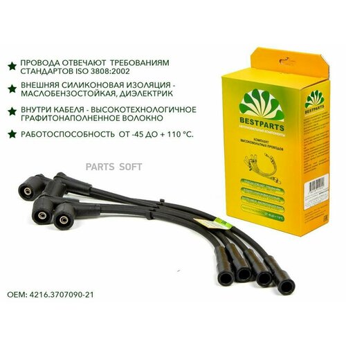 BESTPARTS BPPS421621S Провода свечные ГАЗ дв 4216-21 Евро4 BESTPARTS 5530₽