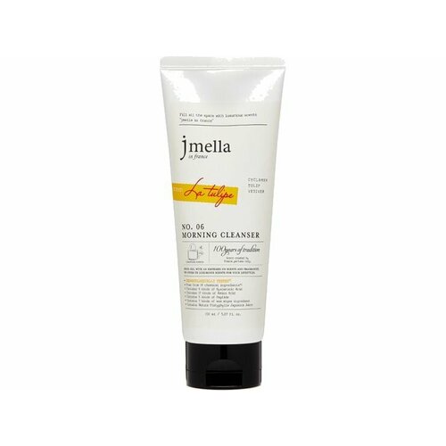 Парфюмированный гель для очищения лица Jmella IN FRANCE LA TULIPE MORNING CLEANSER парфюмированный гель для очищения лица jmella in france maison soir cleansing gel 150 мл