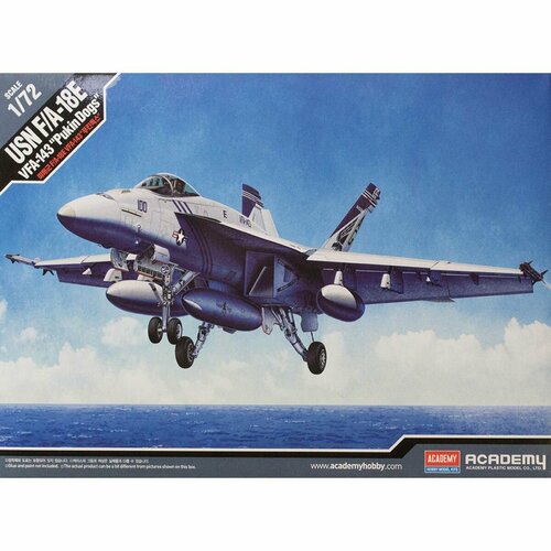 Academy сборная модель 12547 USN F/A-18E VFA-143 Pukin Dogs 1:72 academy сборная модель usn f a 18f super hornet vfa 103 jolly rogers 1 72