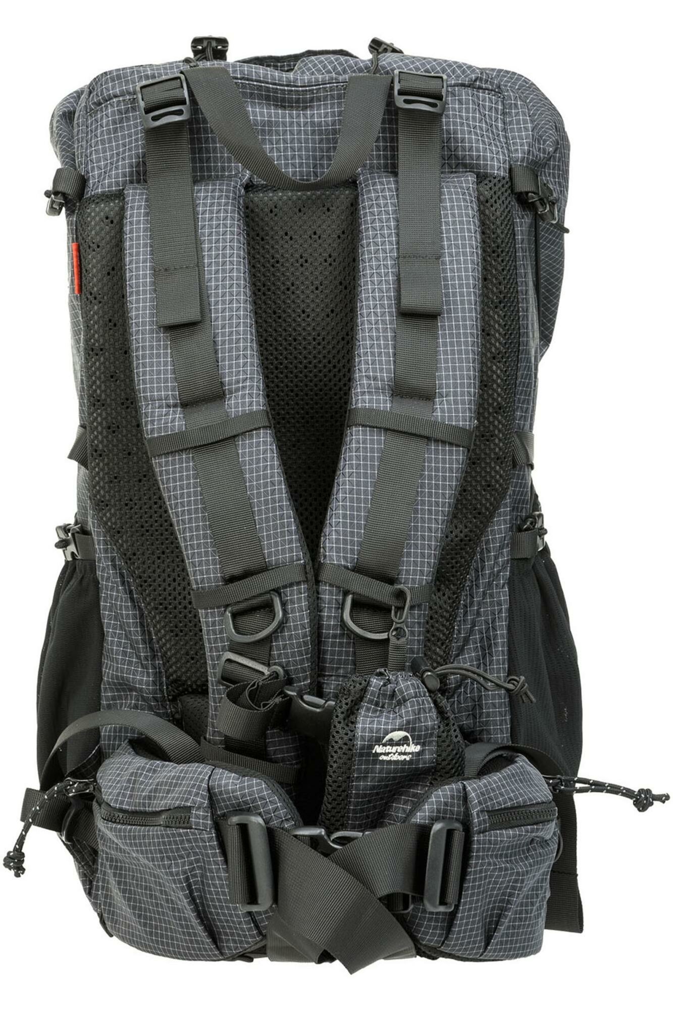 Трекинговый рюкзак Naturehike Rock 40L + 5L, черный