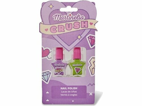 Набор детских лаков для ногтей Martinelia Crush Nail Set Duo Purple