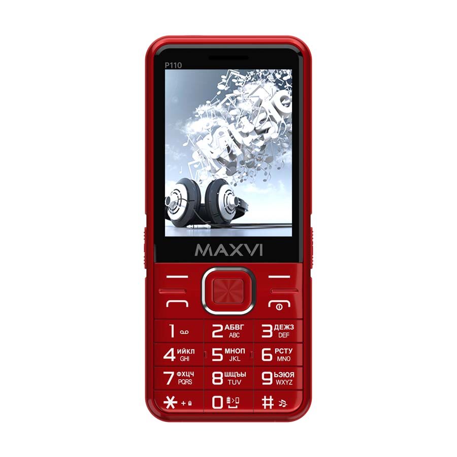 MAXVI P110, 2 SIM, red