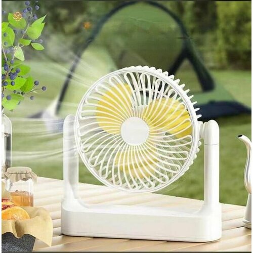 Портативный телескопический настольный настенный и подвесной вентилятор цвет белыйВентилятор для дома офиса дачи и путешествий 120000₽