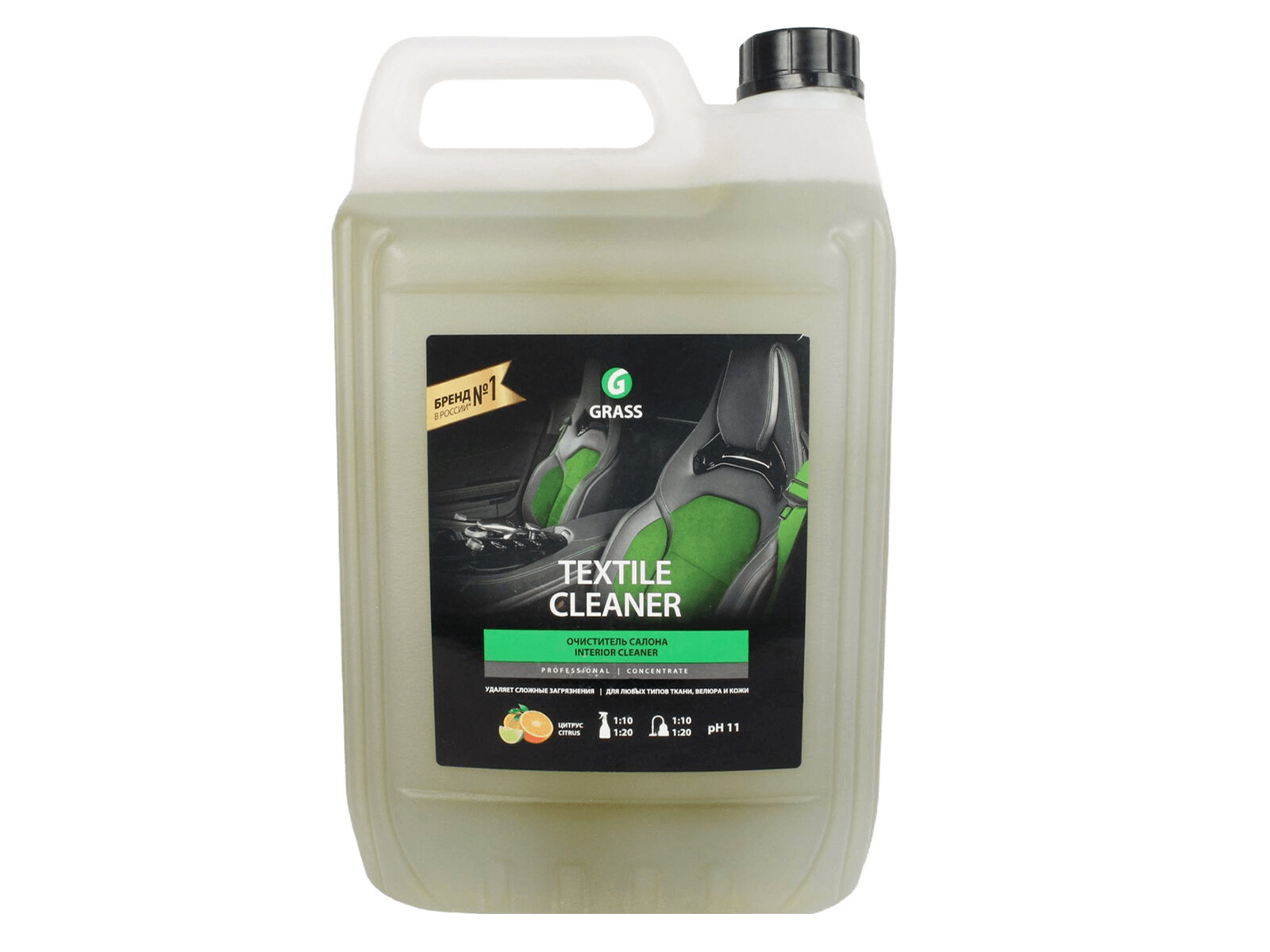 Очиститель салона GRASS TEXTILE cleaner 5.4кг