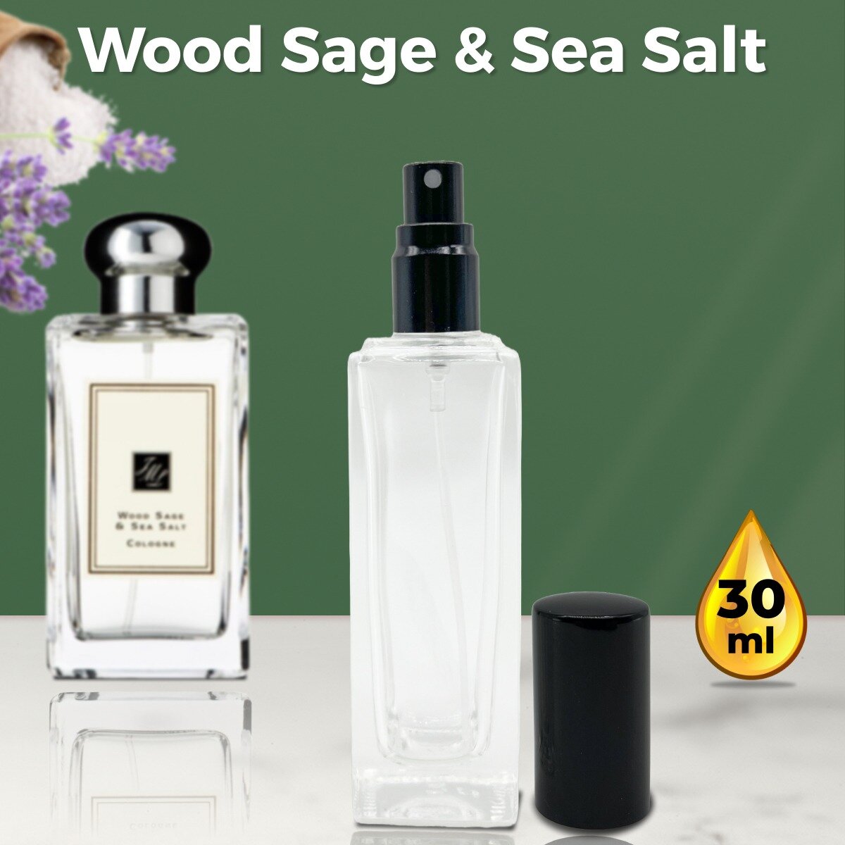 "Wood Sage And Sea Salt" - Духи унисекс 30 мл + подарок 1 мл другого аромата