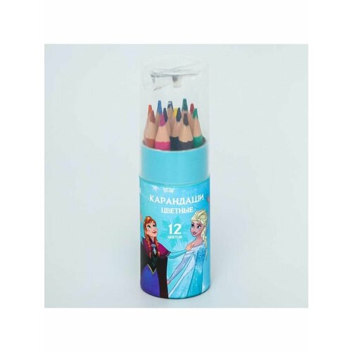 Карандаши цветные с точилкой в тубусе МИ