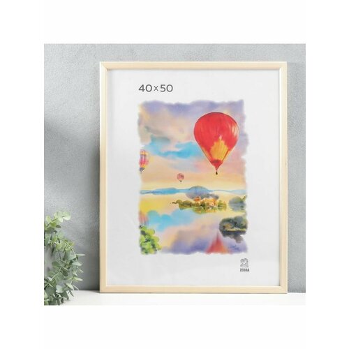 Фоторамка дерево 40х50 1300 пластиков 1113₽