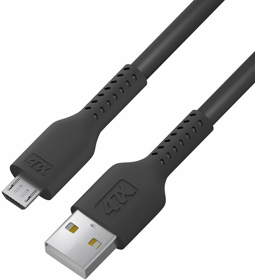 Кабель USB A (M) - microUSB B (M), 0.5м, 4PH (4PH-R90061)