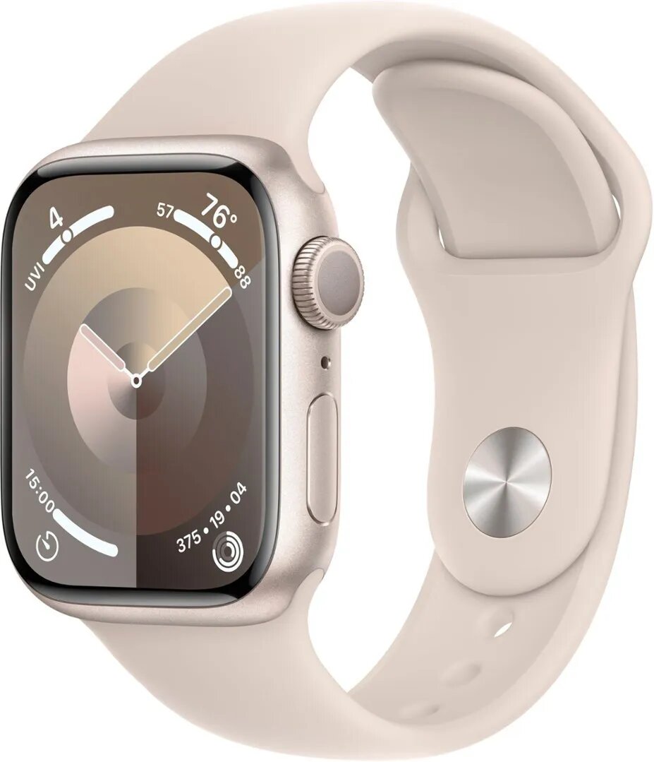 Часы Apple Watch Series 9 41mm Aluminium Case Sport Band Starlight M/L