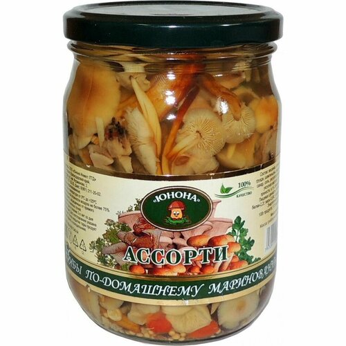 Юнона Грибы маринованные 