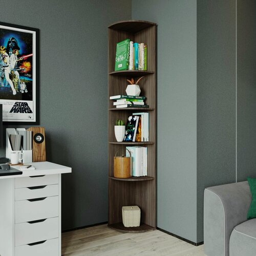 Изображение товара Сегмент угловой Ника, Ясень шимо тёмный