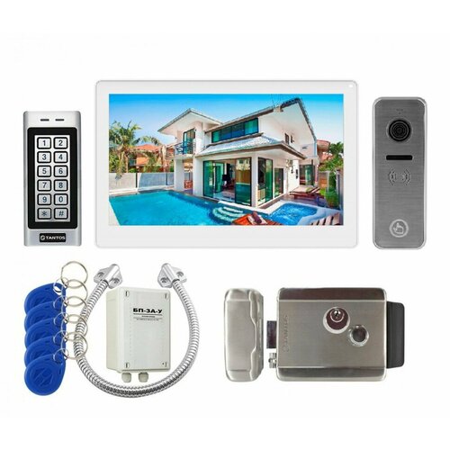 Комплект видеодомофона Tantos NEO HD SE и iPanel2 HD c замком и кодонаборной панелью