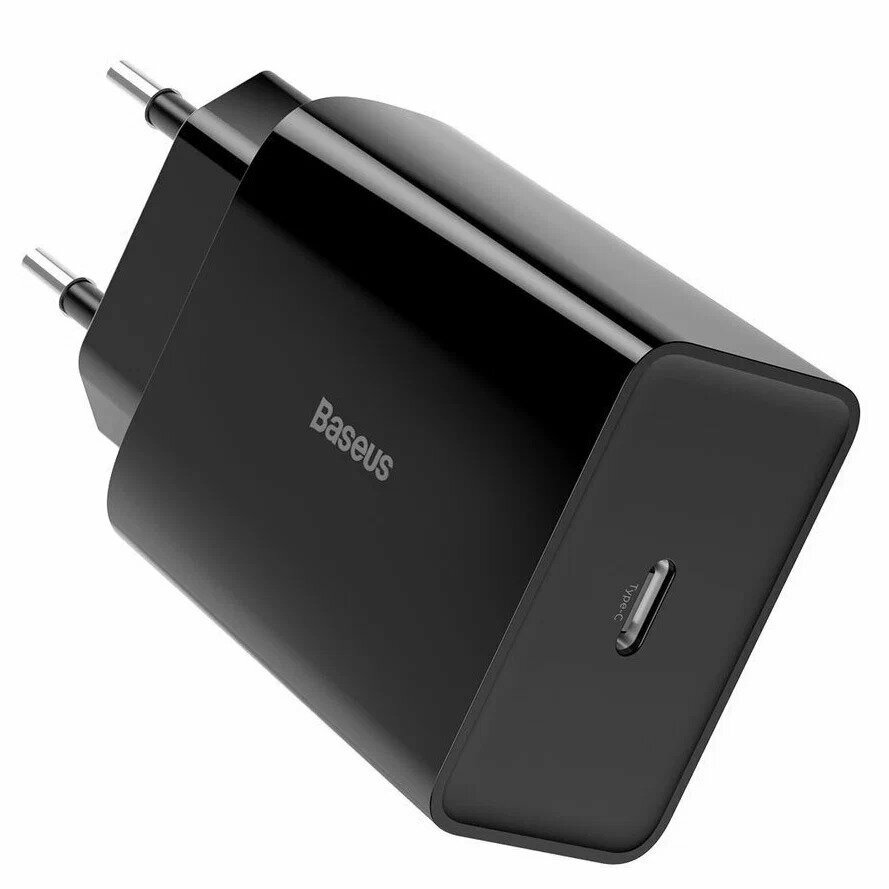 Сетевое зарядное устройство Baseus Speed Mini QC Quick Charger, 20 Вт, EU, черный