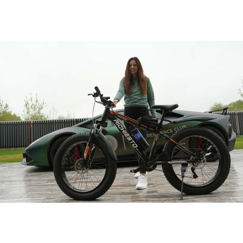 Велосипед Фэтбайк SPR Richiesto 26 Горный Спортивный Взрослый Подростковый оранжевый матовый 27200₽