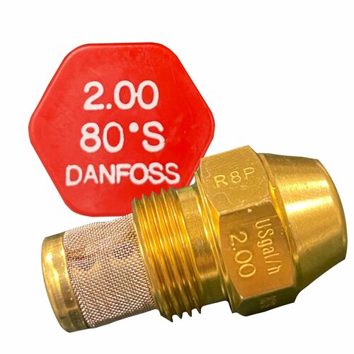 Форсунка 2.00 GPH 80 S DANFOSS 030F8132 форсунка danfoss s gph 0 75 60 т к 04020720 арт 04030500