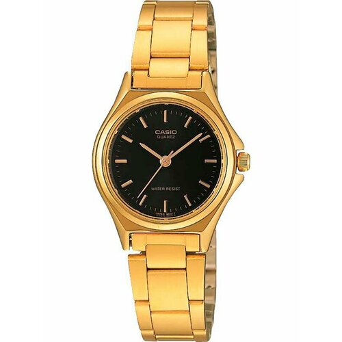 Наручные часы CASIO, черный, золотой casio collection ltp 1130n 1a