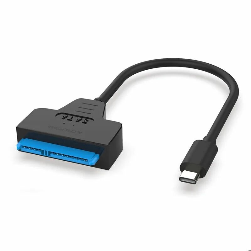 Кабель / Переходник / Адаптер SATA - Type C для HDD 2,5" / SSD, 22 см, SATA кабель — фото 1