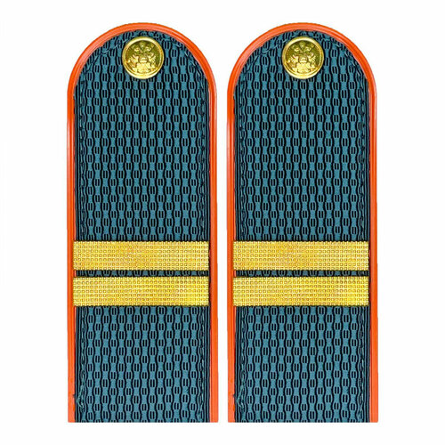 Погоны МЧС цв. Морской волны МЛ. сержант без петлицы Пластиковые