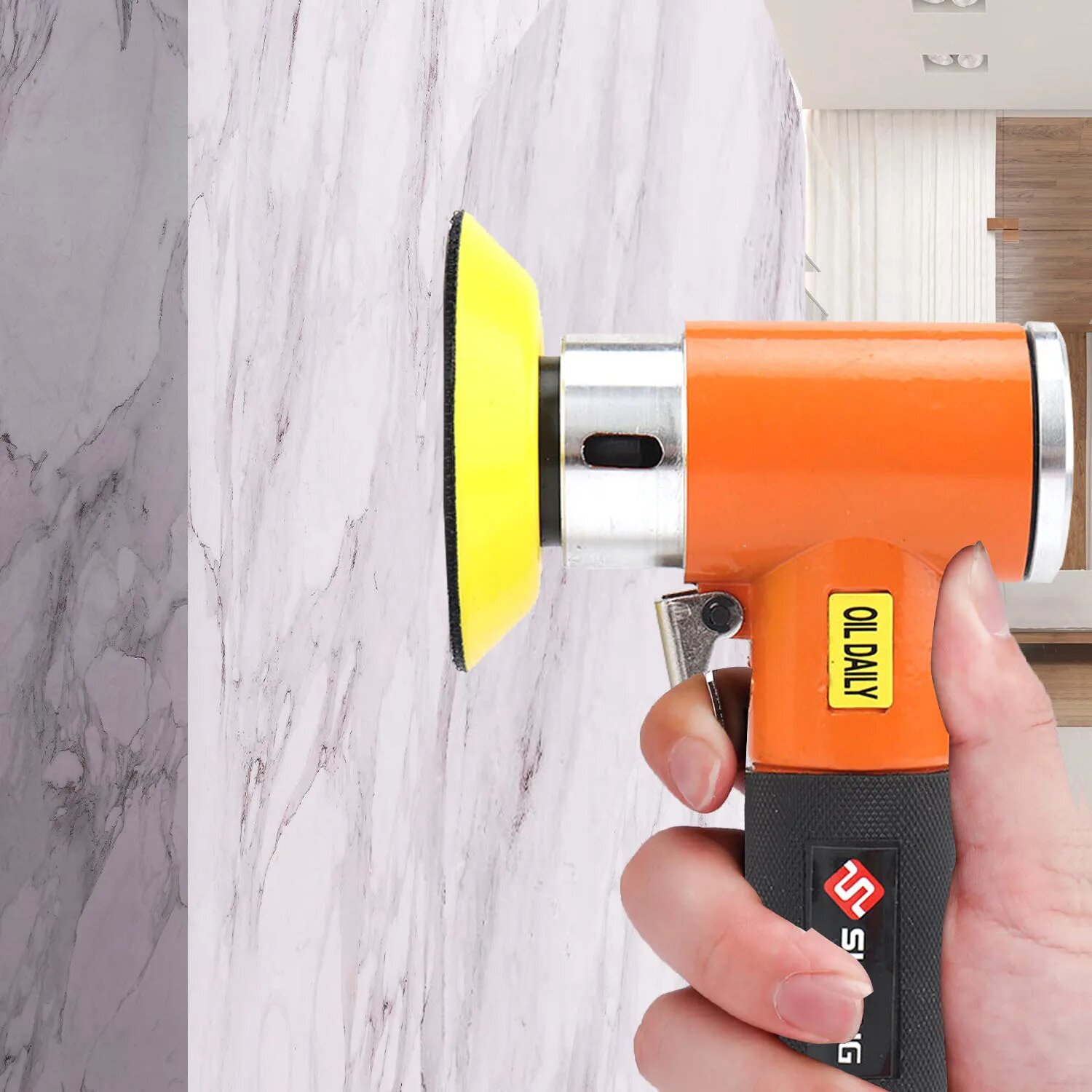 Пневмоинструменты Специализированные Пневматический орбитальный полировщик SI FANG 1a000002Aa 2, 3, Type 7