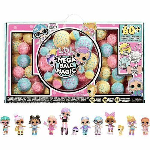 LOL SURPRISE Mega Ball Magic Лол сюрпрайз мега болл мэджик lol surprise townley girl mega cosmetic set
